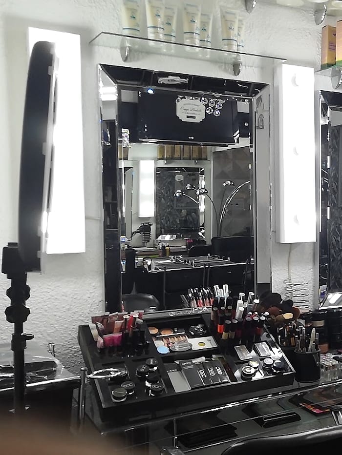 Tocadores de maquillaje con luces